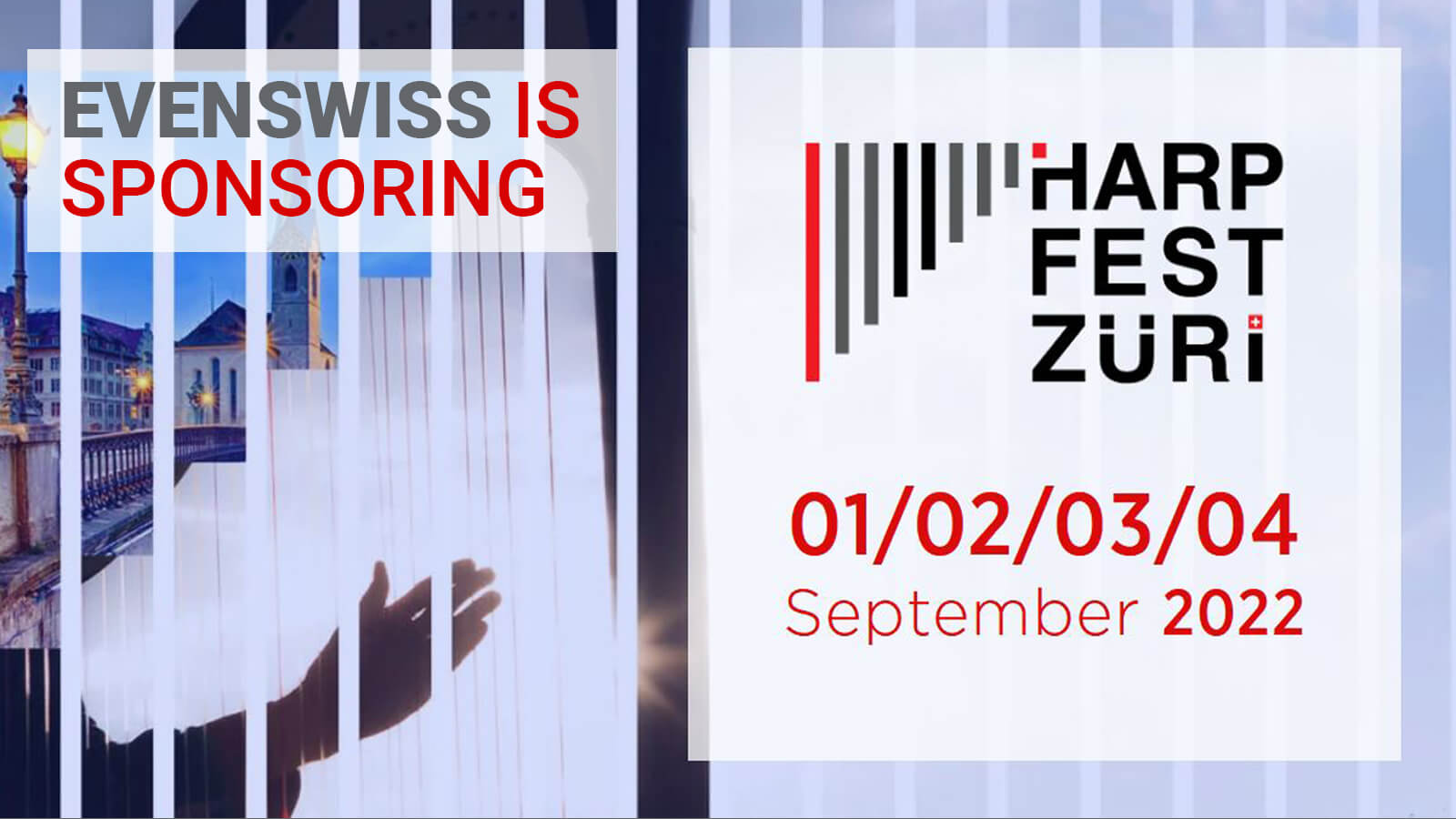 Evenswiss is official partner of Harp Festival Zurich 2022