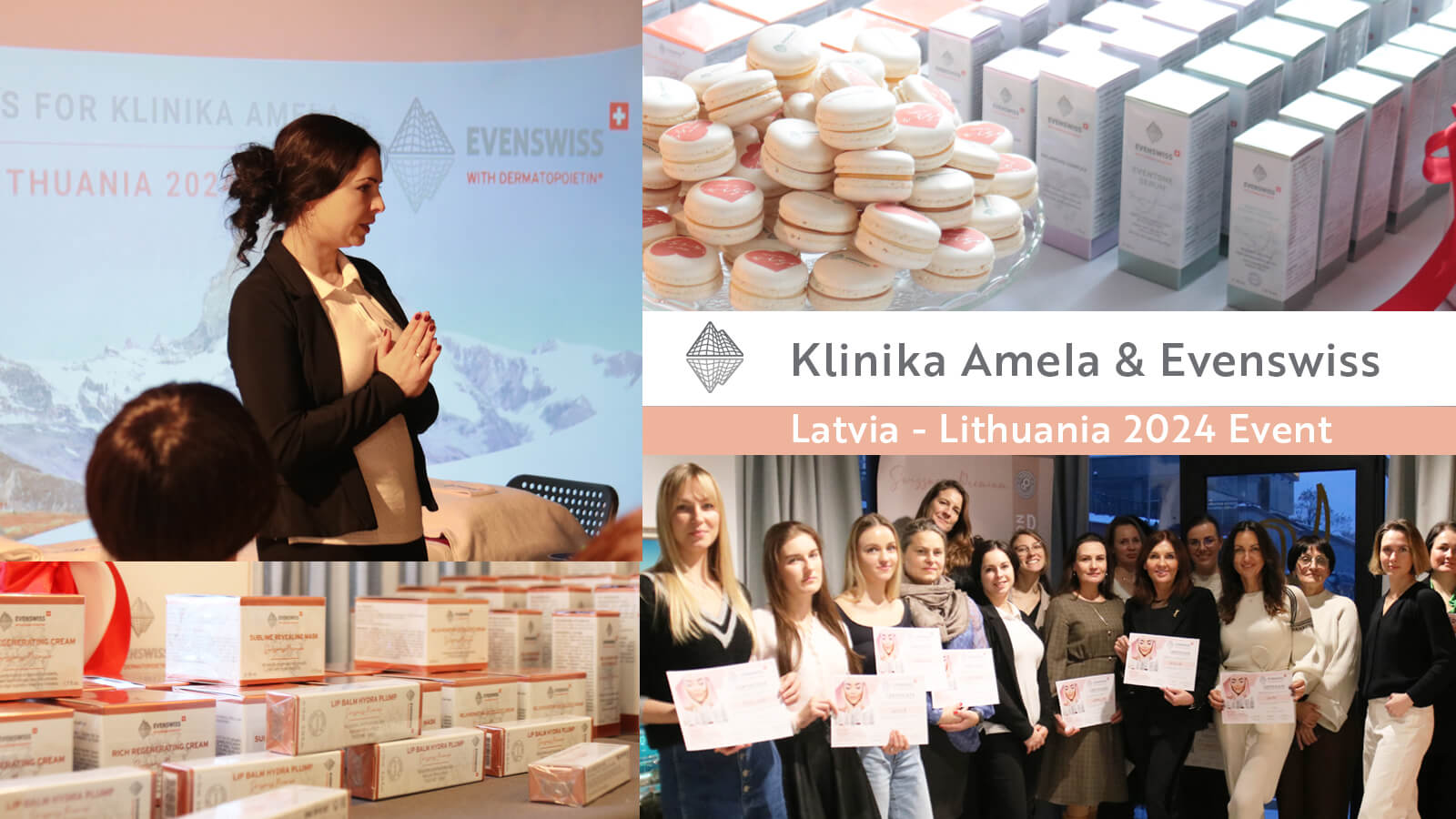 Unlocking the Secrets of Skin Rejuvenation: A Recap of the EVENSWISS Seminars in Latvia and Lithuania with our official exclusive distributor Klinika AMELA